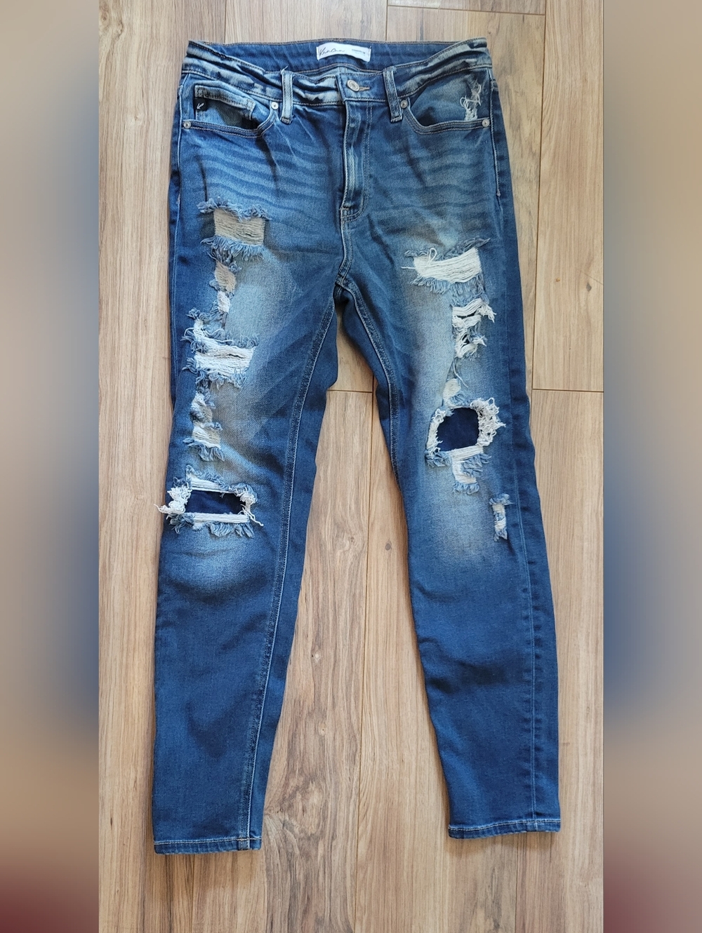 Womens Blue Distressed Size 29 Jeans